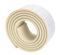 GGWYBAFS Tira anticolisión ensanchada y Engrosada Tipo W, Borde de Mesa de Espuma de Esponja, se Adapta a Varios Tipos de Muebles.(Rice White,10m/393inch)