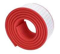 GGWYBAFS Tira anticolisión ensanchada y Engrosada Tipo W, Borde de Mesa de Espuma de Esponja, se Adapta a Varios Tipos de Muebles.(Red,6m/236inch)