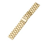 GGYTMQL 18 mm 20 mm 22 mm Banda de metal de acero inoxidable de liberación rápida adecuada para relojes tradicionales y banda de relojes inteligentes unisex