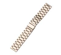 GGYTMQL 18 mm 20 mm 22 mm Banda de metal de acero inoxidable de liberación rápida adecuada para relojes tradicionales y banda de relojes inteligentes unisex