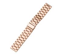 GGYTMQL 18 mm 20 mm 22 mm Banda de metal de acero inoxidable de liberación rápida adecuada para relojes tradicionales y banda de relojes inteligentes unisex