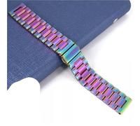 GGYTMQL 18 mm 20 mm 22 mm Banda de metal de acero inoxidable de liberación rápida adecuada para relojes tradicionales y banda de relojes inteligentes unisex