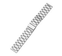 GGYTMQL 18 mm 20 mm 22 mm Banda de metal de acero inoxidable de liberación rápida adecuada para relojes tradicionales y banda de relojes inteligentes unisex