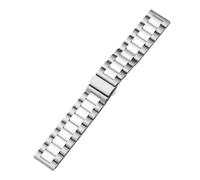 GGYTMQL 18 mm 20 mm 22 mm Banda de metal de acero inoxidable de liberación rápida adecuada para relojes tradicionales y banda de relojes inteligentes unisex