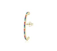 GGYTMQL 1pc Arco Iris Colorido Pendientes de caída de Arete para Mujeres para Mujeres Joyas de Boda
