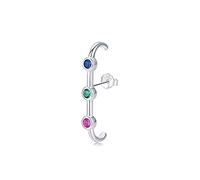 GGYTMQL 1pc Arco Iris Colorido Pendientes de caída de Arete para Mujeres para Mujeres Joyas de Boda