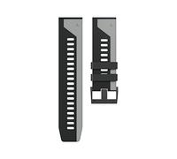 GGYTMQL 22 Correas de Reloj Coloridas de 26 mm para 7 7X 6 6X 5X 5 más 3 3 Horas 935 945 S60 Silicona Easyfit Watch Watch Welprea/Black Grey/Feni* 7*