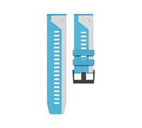 GGYTMQL 22 Correas de Reloj Coloridas de 26 mm para 7 7X 6 6X 5X 5 más 3 3 Horas 935 945 S60 Silicona Easyfit Watch Watch Welprea/Black Grey/Feni* 7*