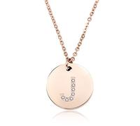 GGYTMQL 26 Letras Collar Mujeres Plateadas Plateadas Alfabeto Round Alphabet Choker Joya Regalo para niña