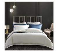 GGYTMQL 4 Hilos Juego de Ropa de Cama Bordado 1000TC Algodón Egipcio 1 Cubierta nórdica 1 Hoja 2 Conjuntos de Almohadas King Size 4 Piezas, Juegos de Cama UI