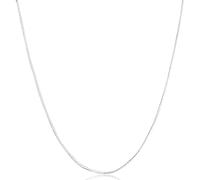 GGYTMQL 925 16/18/20/22/24/26/28/30 Pulgadas 2 mm Collar de Cadena de Serpiente Plana para Mujer Joya de Regalo de Regalo