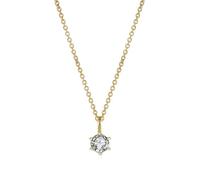 GGYTMQL 925 Arco Iris Brillante Cristal Circón ClaVicle Collar para Mujeres Joyería Fina Regalos, 1