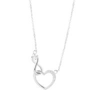 GGYTMQL 925 Collar Collar Collar Collar Joya de Navidad para Mujeres Caja de Bodas
