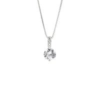 GGYTMQL 925 Collar de caída geométrica Cadena de clavícula Joya para Mujeres Shino Collar Colgante 45 cm