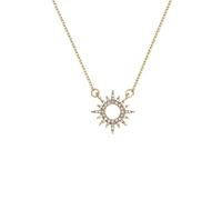 GGYTMQL 925 Joyas Colgantes de Collar de Cuentas Redondas de Cristal de Cadena Ajustable para Mujeres Caja de Bodas