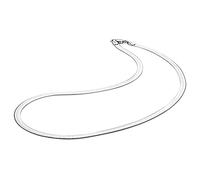GGYTMQL 925 Joyas Collar de Cuchilla para Hombres Temperamento Damas Sección Corta Cadena de Serpiente Plana