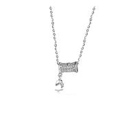 GGYTMQL 925 Silver de Plata esterlina Collar de pez de Cintura pequeña