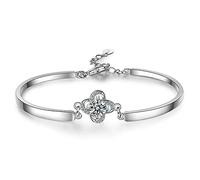 GGYTMQL 925 Sweet Dazzling Lucky Bracelet for Women Wedding S925 regalo