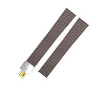 GGYTMQL Accesorios de Banda de Reloj de Goma Suave de 19 mm Fluorubber Adecuado para Correa para Correa de cinturón 5067a-001