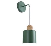 GGYTMQL Accesorios de Luces de Pared de Las Habitaciones escandinavas. Ideas de cabecera Diseño de Pared Apliques. Decoración del Pasillo E27 Luz de Montaje en Pared de Metal Coloreada. para la