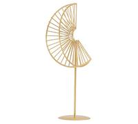 GGYTMQL Accesorios de niñas Oro Ornamento Semicircular Pendiendo Collar Collar Organizador Pantalla Soporte de Escritorio Robusto Collar de Joyas de Escritorio