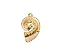 GGYTMQL Accesorios para niñas 3 PPC de Acero Inoxidable Agranalos de Animales y Naturaleza Cachuelas para el Collar de Hembras Joyas de fabricación de Joyas