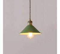 GGYTMQL American Modern Industrial Style Metal Iron Art Small Color Lampsantes de la lámpara de Color Bar Techo de la iluminación Colgante (Azul)
