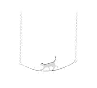 GGYTMQL ARC Cadena de clavícula 925 Collar para Mujeres Regalos de joyería Delicada