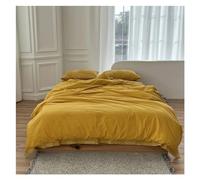 GGYTMQL Azul Marino 1duvet Cubierta 1 Hoja de lecho 2pillowcases Doble Queen King 4pcs 100% de algodón sólido sólido Juego de Ropa de Cama Ultra Suave, Juego de Ropa de Cama