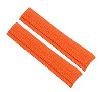 GGYTMQL Band de reloj de goma suave Aquanaut se ajustan para Patek Philippe Silicone 5164A 5167A 5168A 21 mm Correa de reloj de hebilla plegable