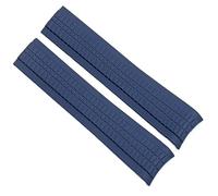 GGYTMQL Band de reloj de goma suave Aquanaut se ajustan para Patek Philippe Silicone 5164A 5167A 5168A 21 mm Correa de reloj de hebilla plegable