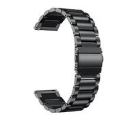GGYTMQL Banda de metal de acero inoxidable de liberación rápida adecuada para la mayoría de los relojes tradicionales y bandas de relojes inteligentes, unisex