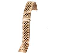 GGYTMQL Banda de reloj de acero inoxidable de acero inoxidable 2in1 de extremo plano