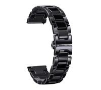 GGYTMQL Banda de reloj de cerámica de acero inoxidable Reloj Strap Mujeres Fashion Fashion Release Watch Band
