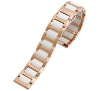 GGYTMQL Banda de reloj de cerámica de acero inoxidable Reloj Strap Women Men Fashion Release Release Bracelet