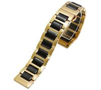 GGYTMQL Banda de reloj de cerámica de acero inoxidable Reloj Strap Women Men Fashion Release Release Bracelet