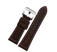 GGYTMQL Banda de reloj de cuero retro de cuero de 20 mm 22 mm 24 mm 26 mm para Panerai Pam111 441 Caja de muñeca de la banda de cuero de vaca