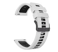 GGYTMQL Bandas de correa de silicona para correas de pulsera PRO 3/3 GPS LTE Smart Watch Band de 22 mm, cómoda, longitud ajustable, diseño moderno, negro, 22 mm, 1 recuento, unisex