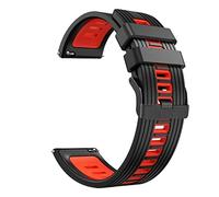 GGYTMQL Bandas de correa de silicona para correas de pulsera PRO 3/3 GPS LTE Smart Watch Band de 22 mm, cómoda, longitud ajustable, diseño moderno, negro, 22 mm, 1 recuento, unisex
