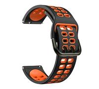 GGYTMQL Bandas de correa de silicona para correas de pulsera PRO 3/3 GPS LTE Smart Watch Band de 22 mm, cómoda, longitud ajustable, diseño moderno, negro, 22 mm, 1 recuento, unisex