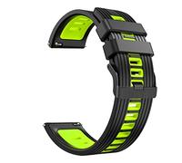 GGYTMQL Bandas de correa de silicona para correas de pulsera PRO 3/3 GPS LTE Smart Watch Band de 22 mm, cómoda, longitud ajustable, diseño moderno, negro, 22 mm, 1 recuento, unisex