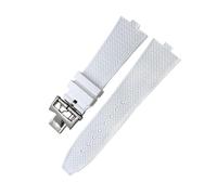 GGYTMQL Bandas de reloj de goma de tipo convexo Fluoros Fit 24x7 mm para la correa de silicona de liberación rápida de liberación en el extranjero Origin de hebilla de hebilla