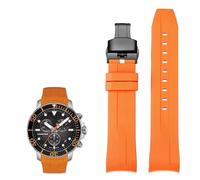 GGYTMQL Bandas de reloj de silicona de 22 mm para Tissot T120417 T120407 Cuarzo Dial Rubber Sport Men Ratio de vigilancia Implaz