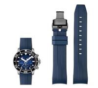 GGYTMQL Bandas de reloj de silicona de 22 mm para Tissot T120417 T120407 Cuarzo Dial Rubber Sport Men Ratio de vigilancia Implaz