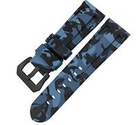 GGYTMQL Bandeo de goma Butterfly Banda de vigilancia de 24 mm 26 mm para Panerai Luminor sumergible Silicona Sport Sport Store