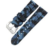 GGYTMQL Bandeo de goma Butterfly Banda de vigilancia de 24 mm 26 mm para Panerai Luminor sumergible Silicona Sport Sport Store