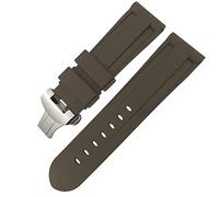 GGYTMQL Bandeo de goma Butterfly Banda de vigilancia de 24 mm 26 mm para Panerai Luminor sumergible Silicona Sport Sport Store