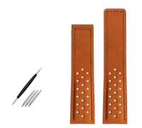 GGYTMQL Boba de vigilancia 22 mm Genuine Leather Watch Strap Strap Mens Wallgats Band Fold Buckle Nubuck Bandy Bands Accesorios de pulsera