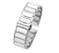 GGYTMQL Brazalete de cerámica en la banda de reloj de acero inoxidable Strap Strap Mujer Man Wutchwatchs Band