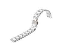 GGYTMQL Brazalete de cerámica en la banda de reloj de acero inoxidable Strap Strap Mujer Man Wutchwatchs Band
